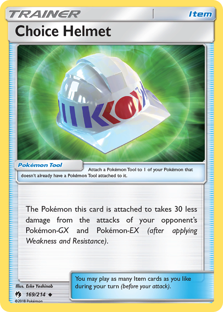 Choice Helmet (169/214) [Sun & Moon: Lost Thunder] | Devastation Store
