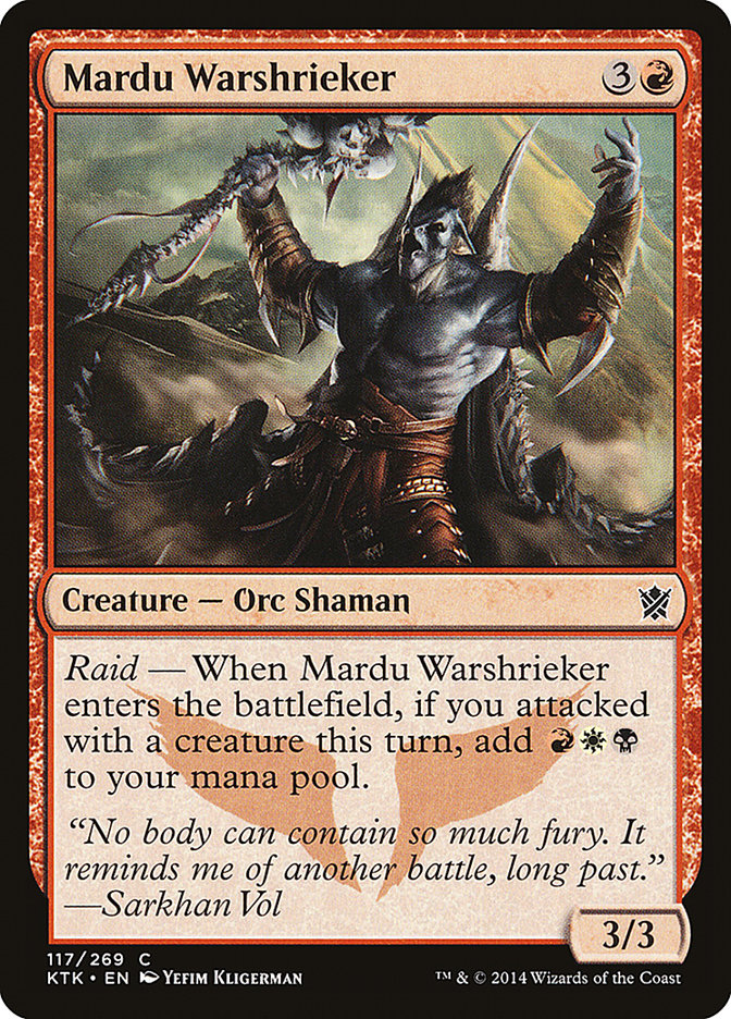 Mardu Warshrieker [Khans of Tarkir] - Devastation Store | Devastation Store