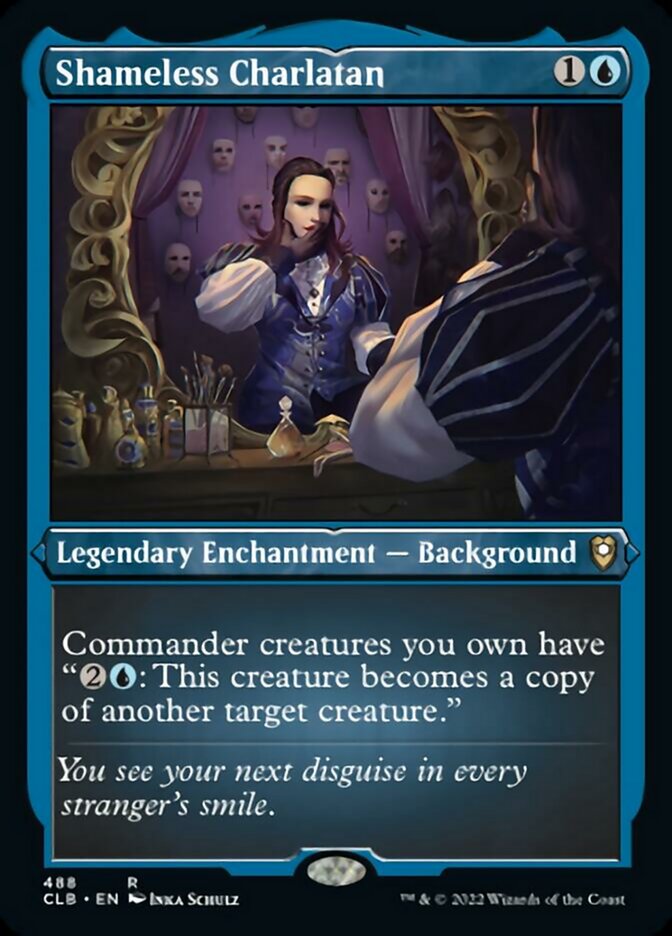 Shameless Charlatan (Foil Etched) [Commander Legends: Battle for Baldur's Gate] | Devastation Store