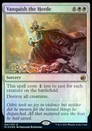 Vanquish the Horde [Innistrad: Midnight Hunt Prerelease Promos] | Devastation Store