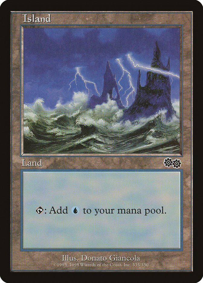 Island (335) [Urza's Saga] | Devastation Store