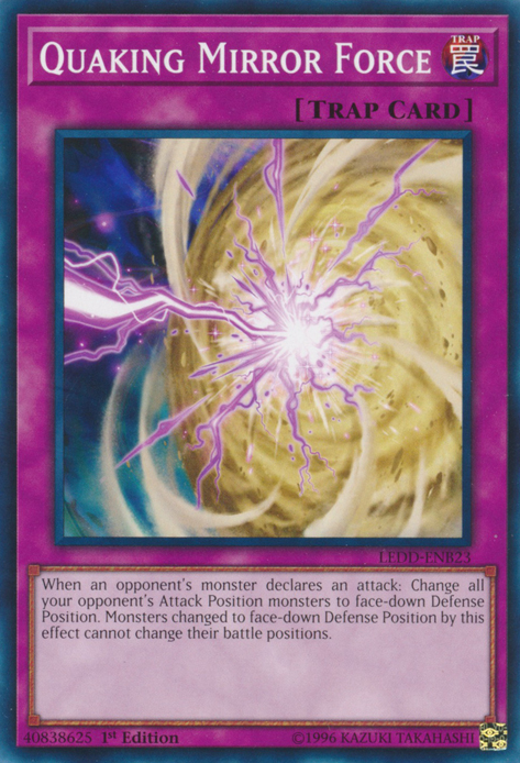 Quaking Mirror Force [LEDD-ENB23] Common | Devastation Store