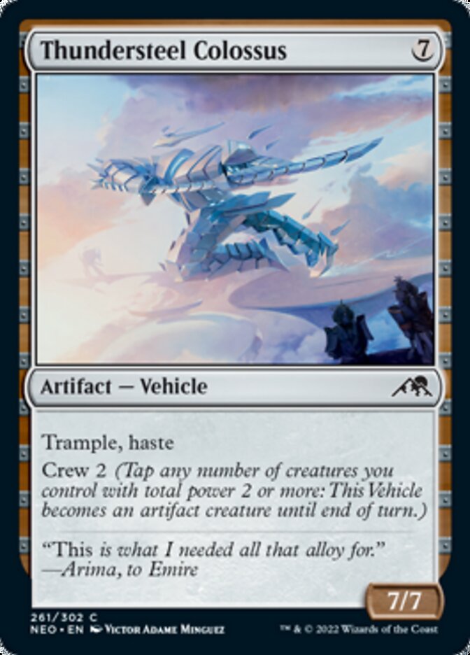 Thundersteel Colossus [Kamigawa: Neon Dynasty] | Devastation Store