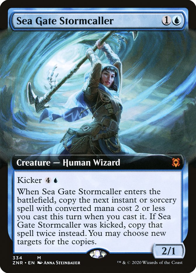 Sea Gate Stormcaller (Extended) [Zendikar Rising] | Devastation Store