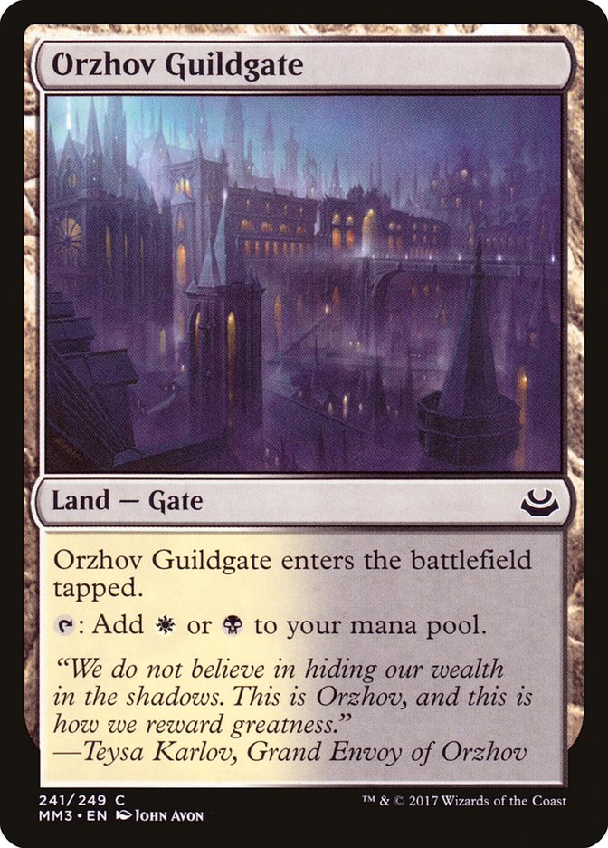 Orzhov Guildgate [Modern Masters 2017] | Devastation Store