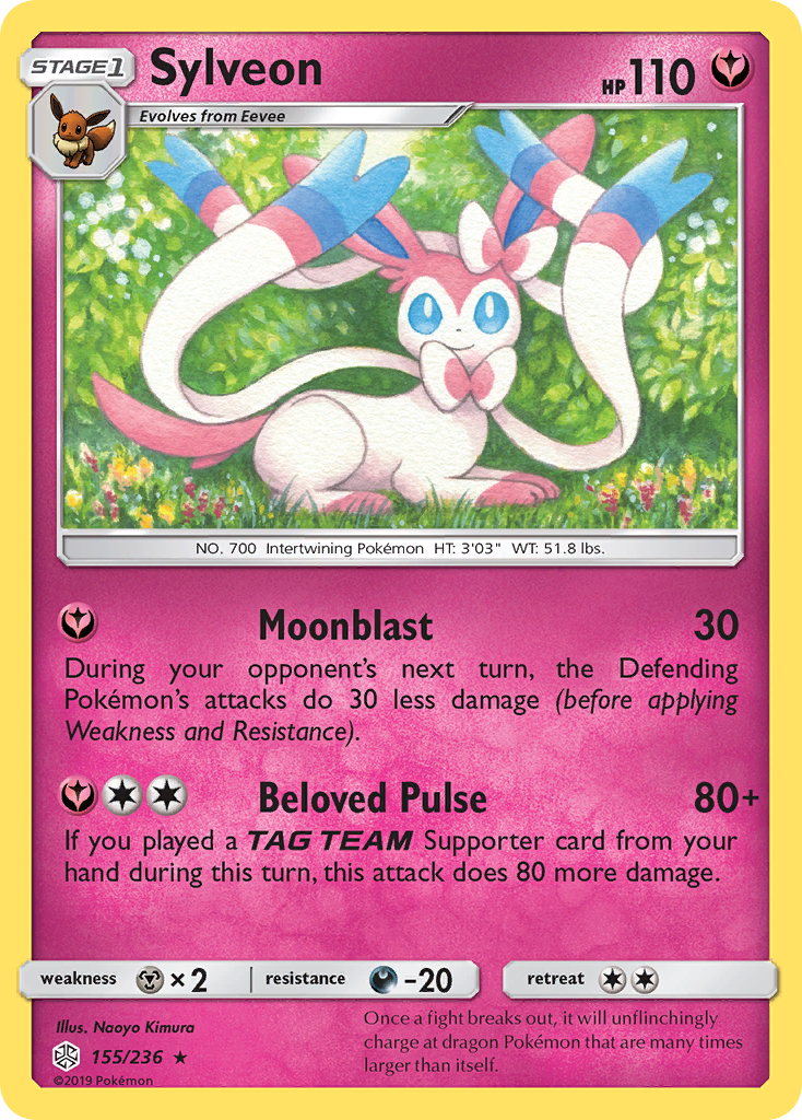 Sylveon (155/236) [Sun & Moon: Cosmic Eclipse] | Devastation Store