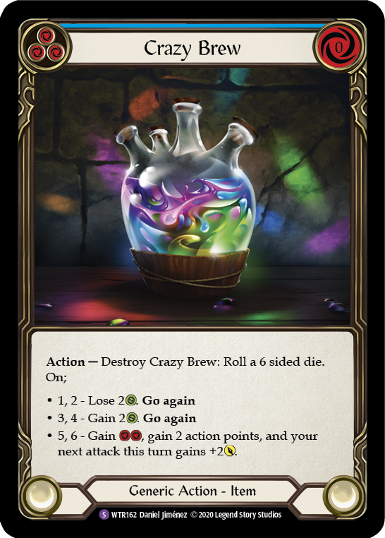 Crazy Brew [WTR162] Unlimited Edition Rainbow Foil - Devastation Store | Devastation Store