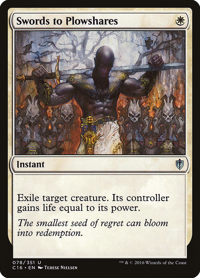 Swords to Plowshares [Commander 2016] - Devastation Store | Devastation Store