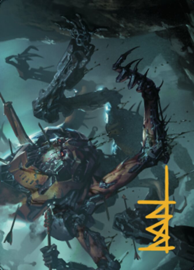 Scrapwork Rager Art Card (Gold-Stamped Signature) [The Brothers' War Art Series] | Devastation Store