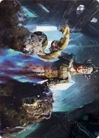 Kolvori, God of Kinship Art Card [Kaldheim: Art Series] | Devastation Store
