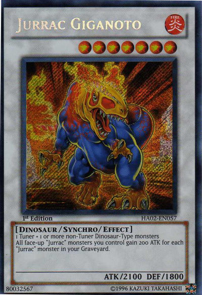 Jurrac Giganoto [HA02-EN057] Secret Rare | Devastation Store