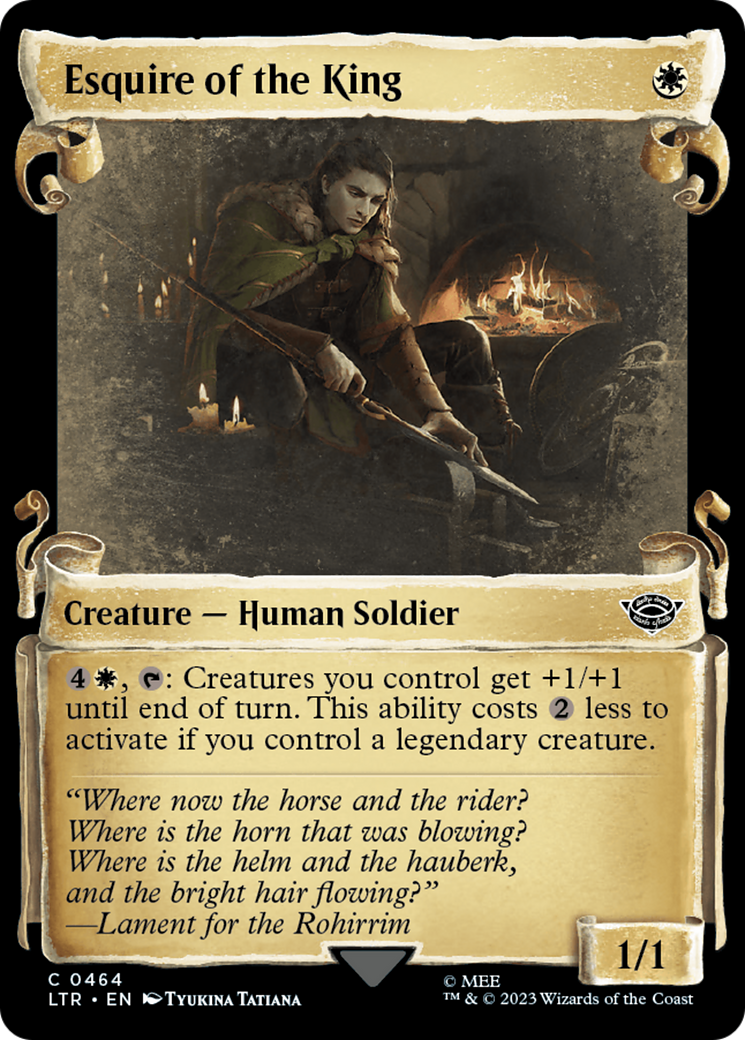 Esquire of the King [The Lord of the Rings: Tales of Middle-Earth Showcase Scrolls] | Devastation Store