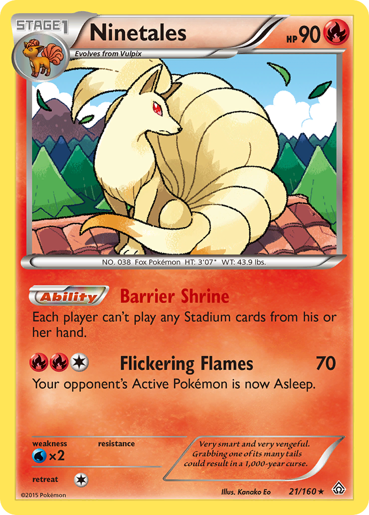 Ninetales (21/160) [XY: Primal Clash] | Devastation Store