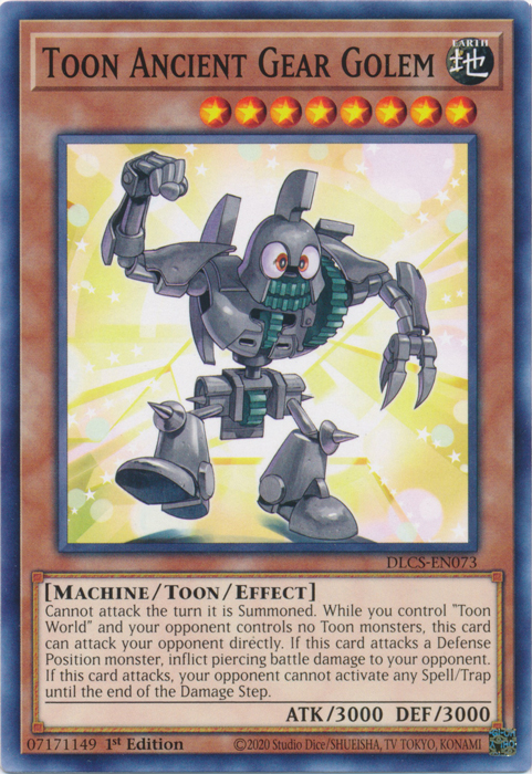 Toon Ancient Gear Golem [DLCS-EN073] Common | Devastation Store