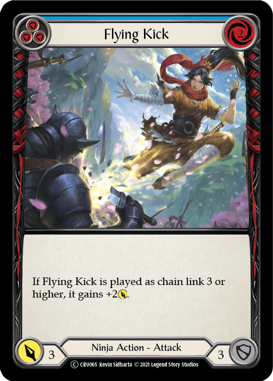 Soulbead Strike (Blue) (Rainbow Foil) [CRU065-RF] Unlimited Rainbow Foil | Devastation Store