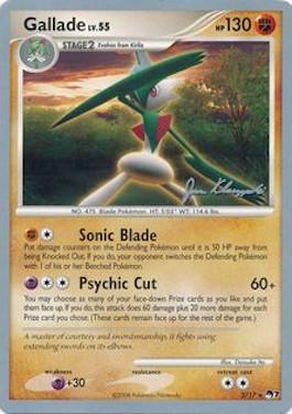 Gallade LV.55 (2/17) (Psychic Lock - Jason Klaczynski) [World Championships 2008] | Devastation Store