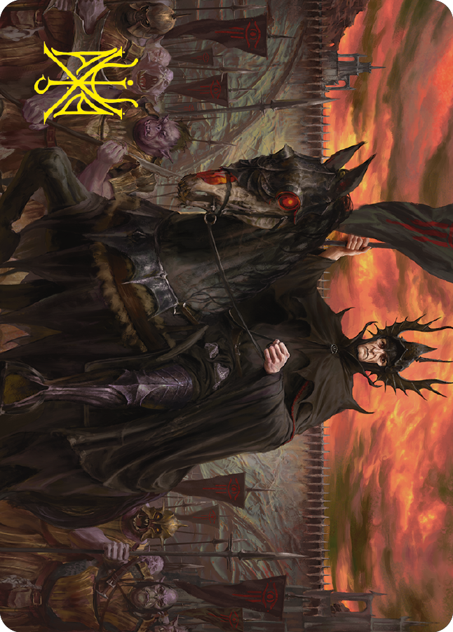 The Mouth of Sauron Art Card (Gold-Stamped Signature) [The Lord of the Rings: Tales of Middle-earth Art Series] | Devastation Store