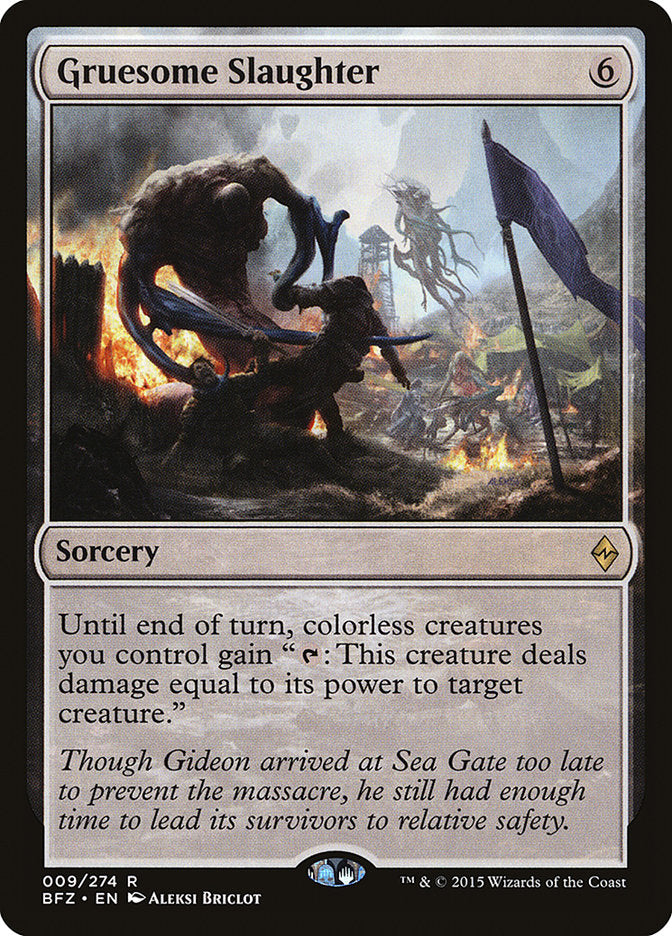 Gruesome Slaughter [Battle for Zendikar] - Devastation Store | Devastation Store