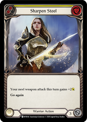 Sharpen Steel (Yellow) [WTR142] Unlimited Edition Rainbow Foil - Devastation Store | Devastation Store