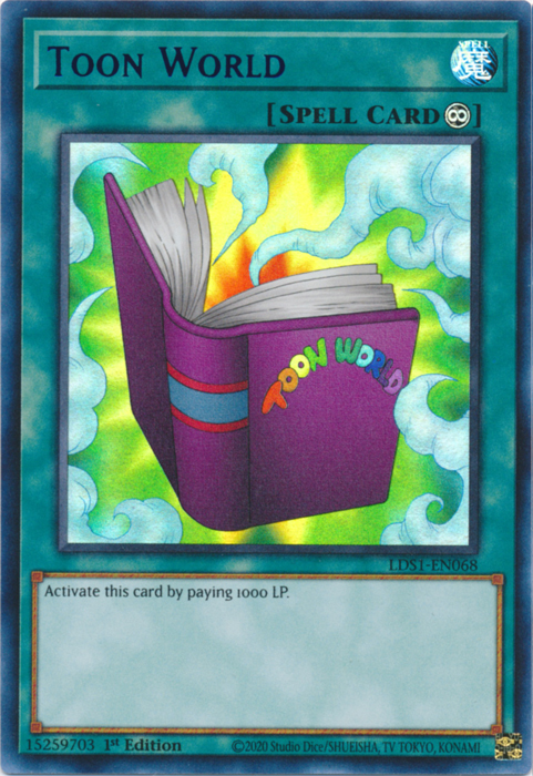 Toon World (Blue) [LDS1-EN068] Ultra Rare | Devastation Store