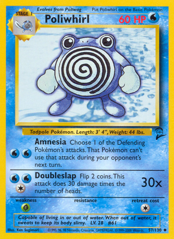 Poliwhirl (57/130) [Base Set 2] | Devastation Store