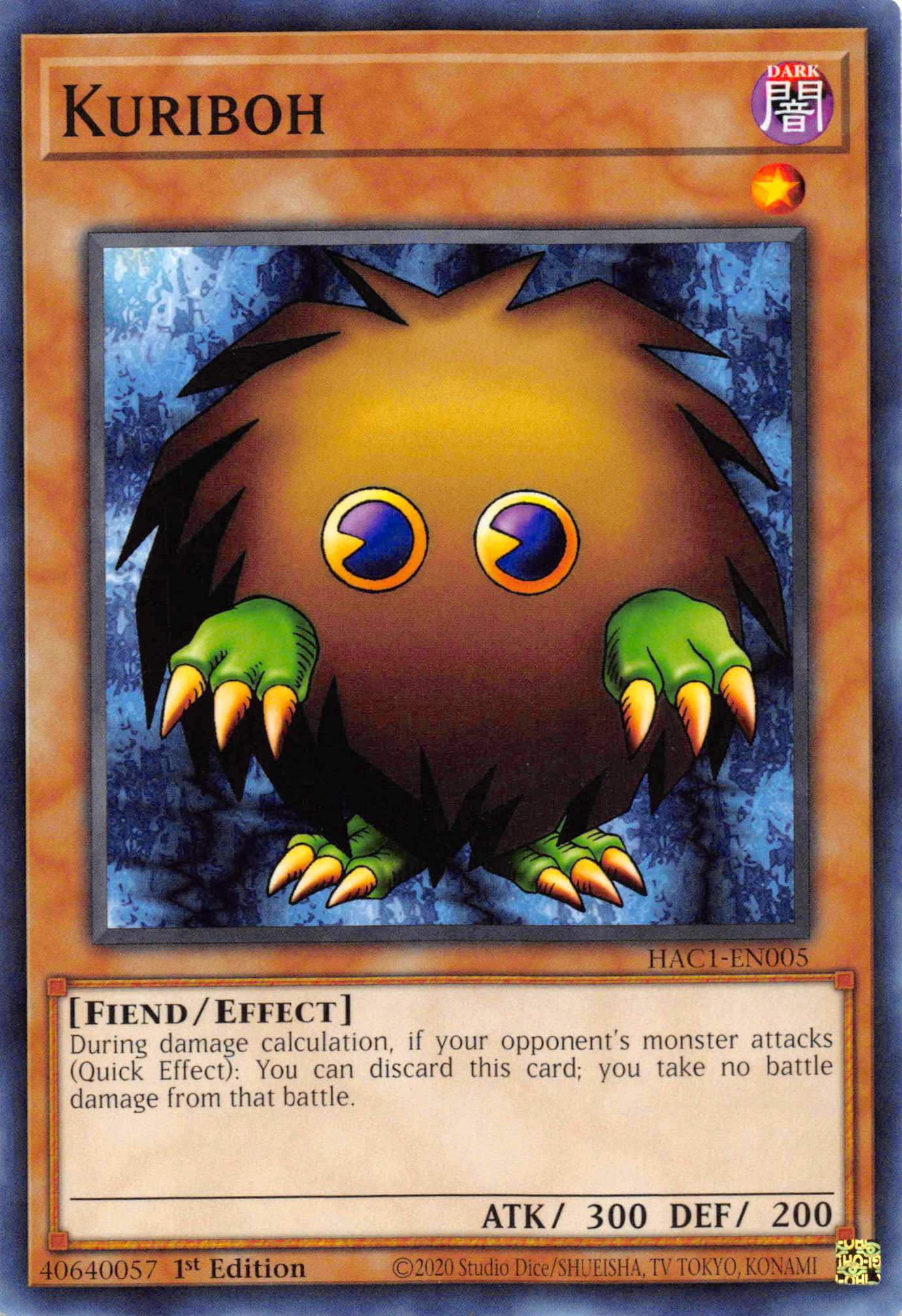 Kuriboh [HAC1-EN005] Common | Devastation Store