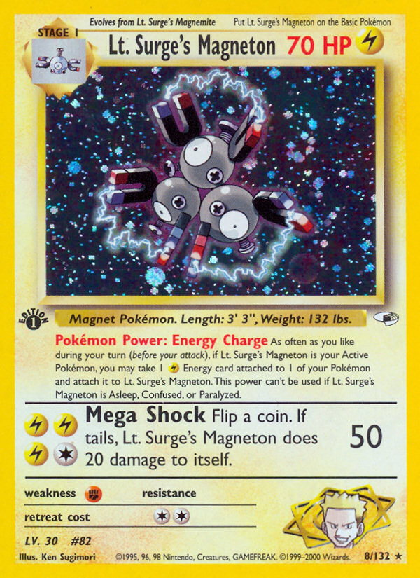 Lt. Surge's Magneton (8/132) [Gym Heroes 1st Edition] | Devastation Store