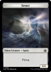 Spirit (9) // Spirit (13) Double-Sided Token [March of the Machine Commander Tokens] | Devastation Store