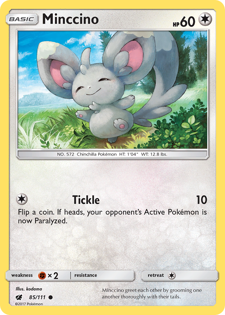 Minccino (85/111) [Sun & Moon: Crimson Invasion] | Devastation Store