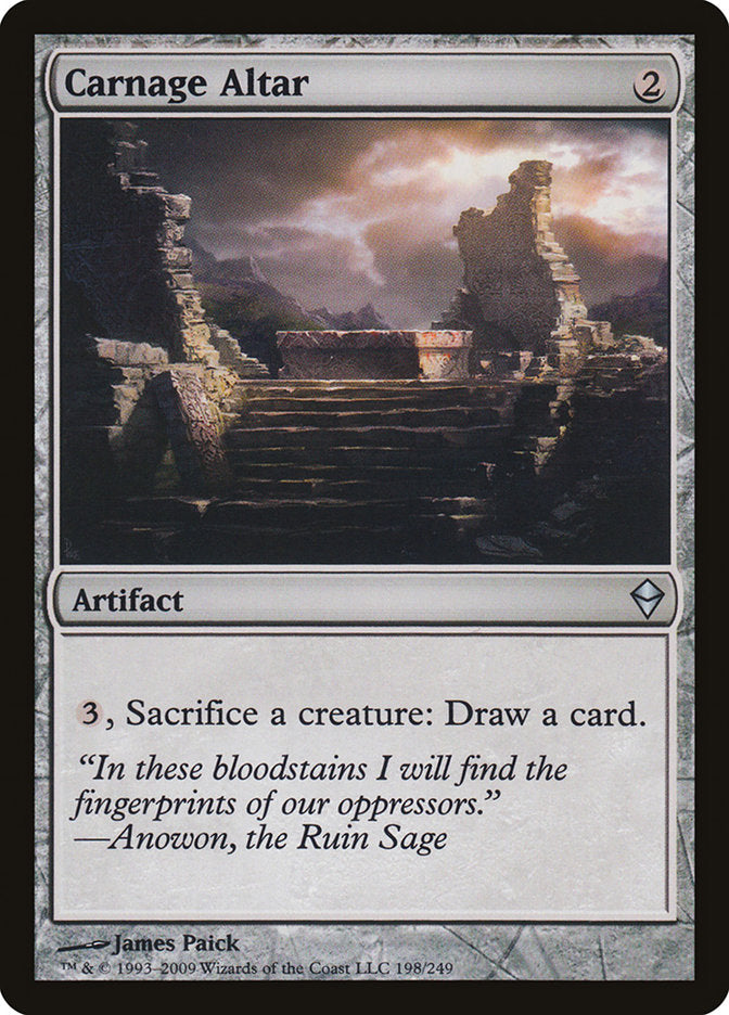 Carnage Altar [Zendikar] - Devastation Store | Devastation Store