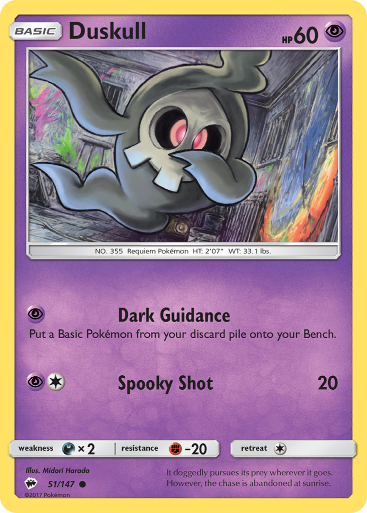 Duskull (51/147) [Sun & Moon: Burning Shadows] | Devastation Store