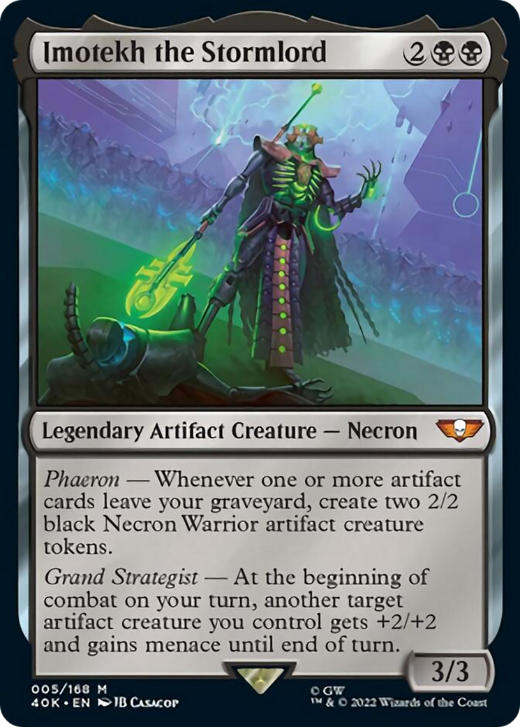 Imotekh the Stormlord (Surge Foil) [Universes Beyond: Warhammer 40,000] | Devastation Store