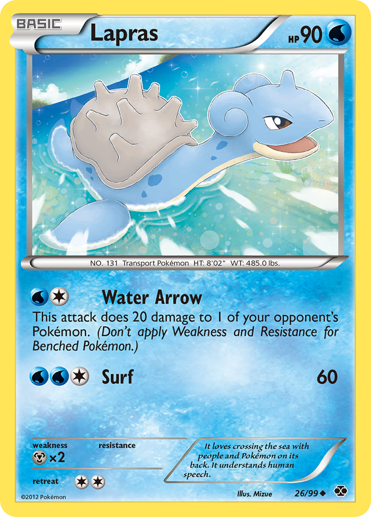 Lapras (26/99) [Black & White: Next Destinies] | Devastation Store