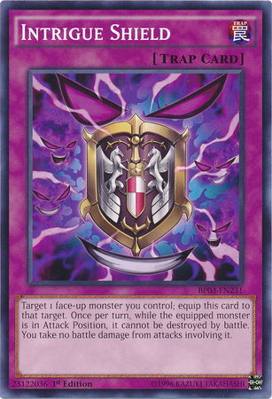 Intrigue Shield [BP03-EN231] Common | Devastation Store