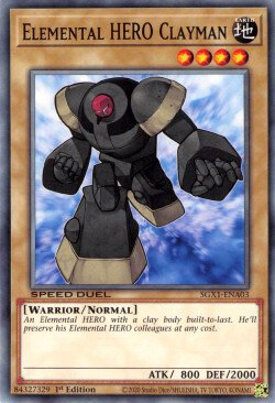 Elemental HERO Clayman [SGX1-ENA03] Common | Devastation Store
