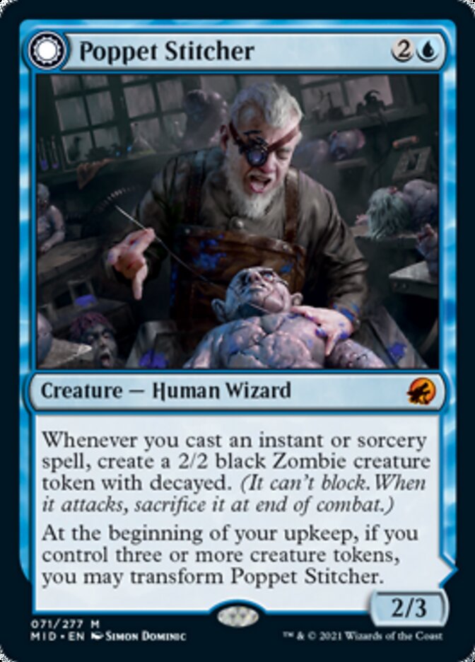 Poppet Stitcher // Poppet Factory [Innistrad: Midnight Hunt] | Devastation Store