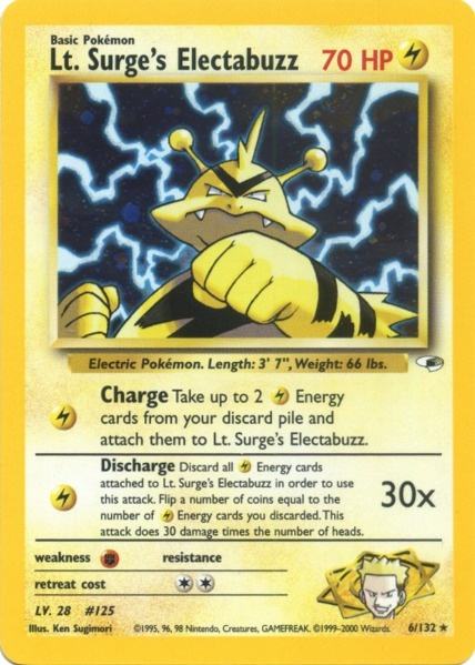 Lt. Surge's Electabuzz (6/132) [Gym Heroes Unlimited] | Devastation Store