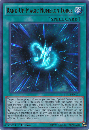 Rank-Up-Magic Numeron Force [MP14-EN101] Ultra Rare | Devastation Store