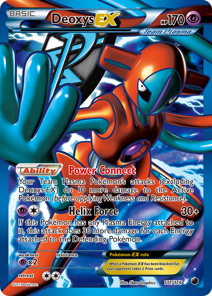 Deoxys EX (111/116) [Black & White: Plasma Freeze] | Devastation Store