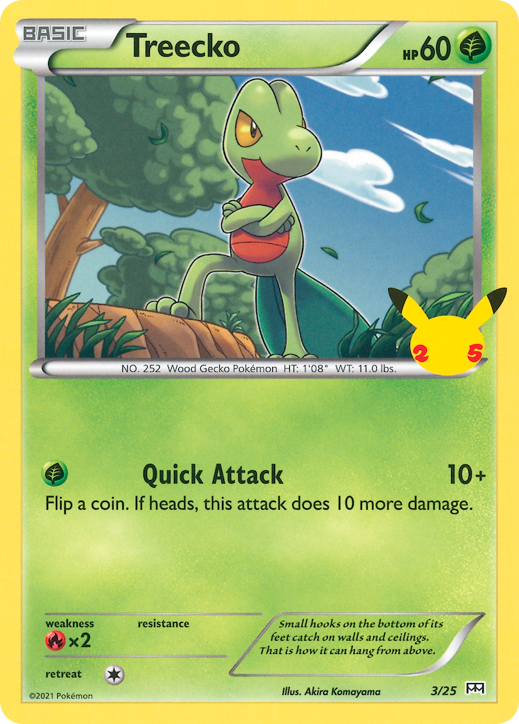 Treecko (3/25) [McDonald's 25th Anniversary] | Devastation Store
