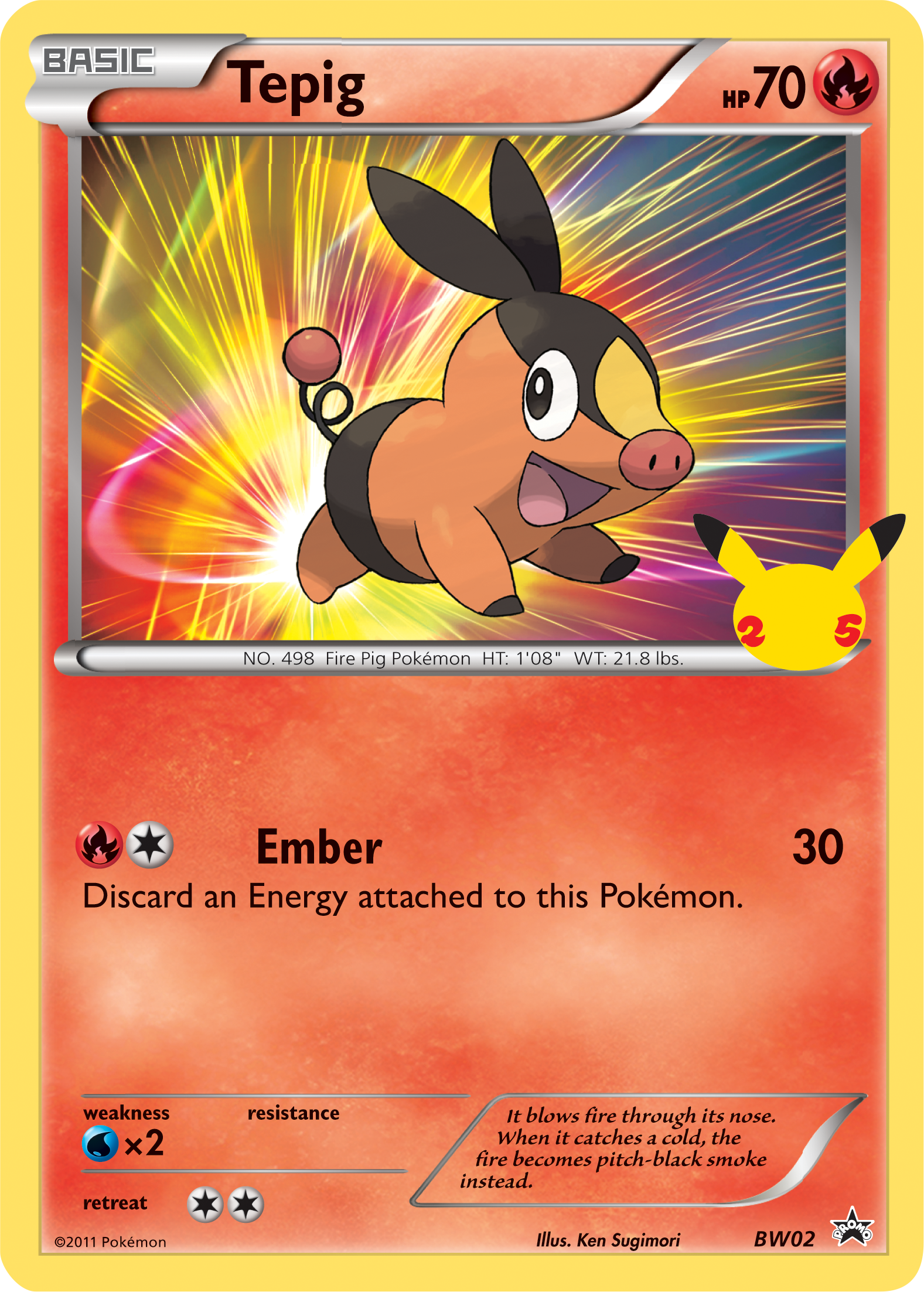 Tepig (BW02) [First Partner Pack] | Devastation Store