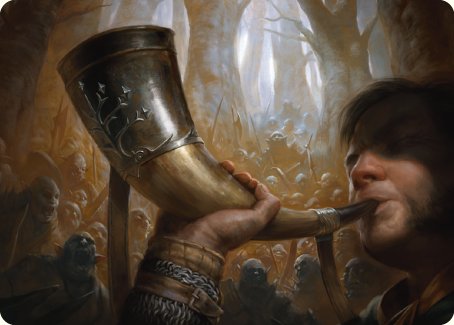 Horn of Gondor Art Card [The Lord of the Rings: Tales of Middle-earth Art Series] | Devastation Store