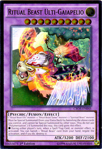 Ritual Beast Ulti-Gaiapelio (UTR) [CROS-EN045] Ultimate Rare | Devastation Store