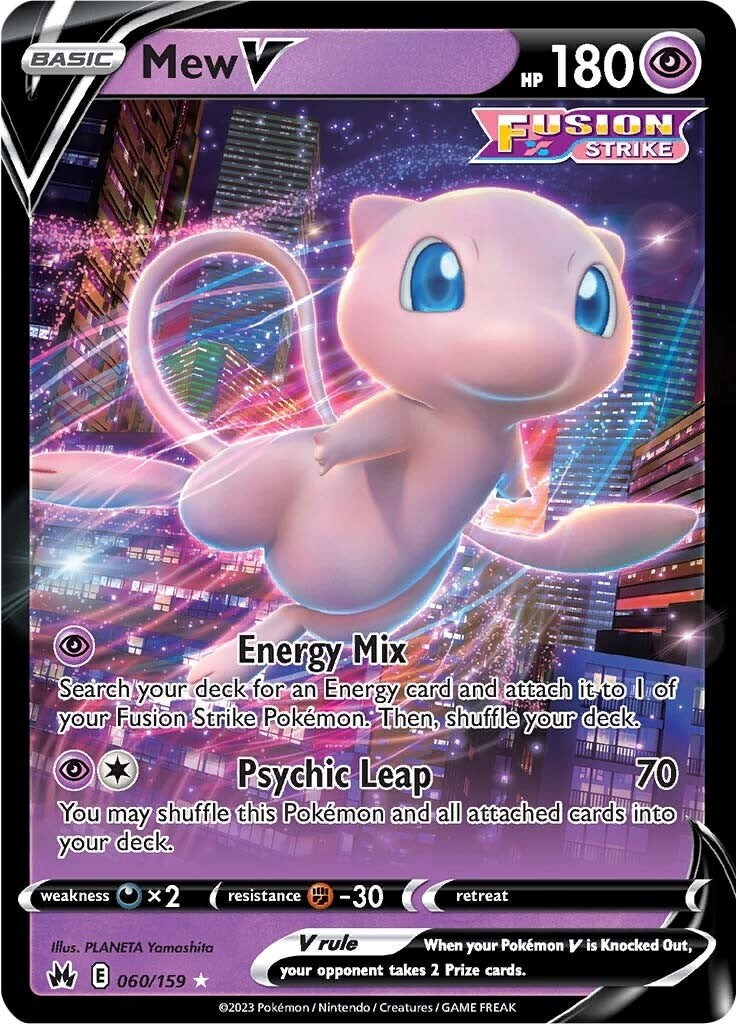 Mew V (060/159) [Sword & Shield: Crown Zenith] | Devastation Store