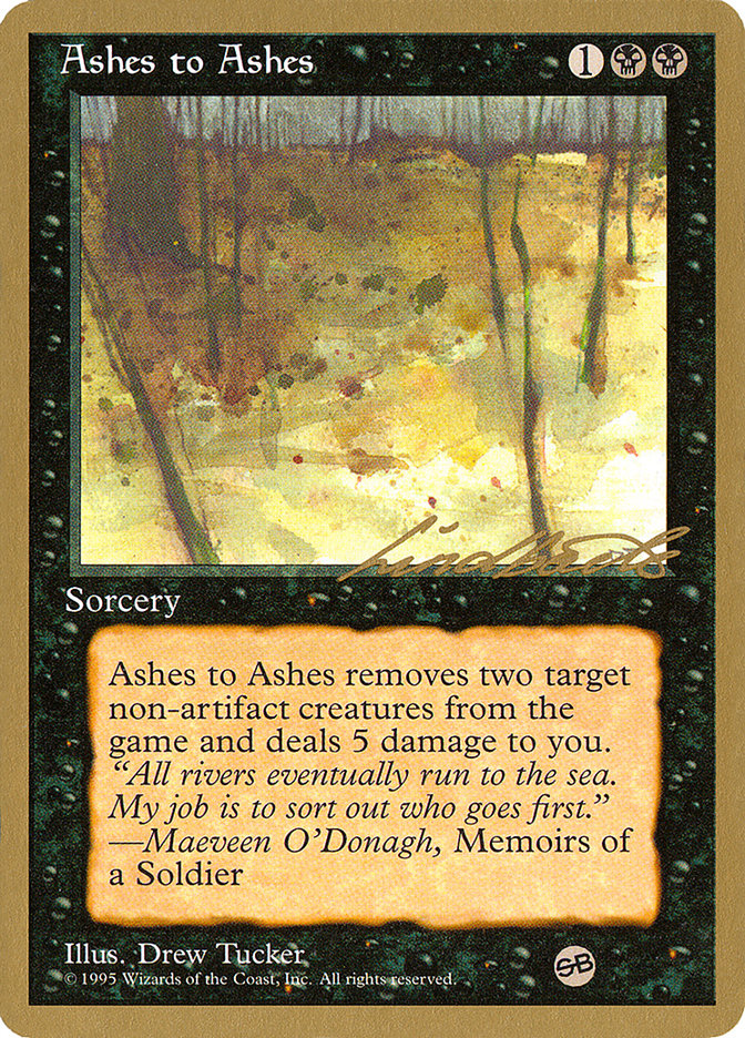 Ashes to Ashes (Leon Lindback) (SB) [Pro Tour Collector Set] | Devastation Store