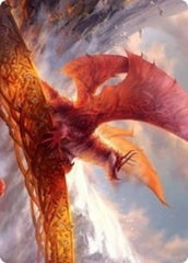 Goldspan Dragon Art Card [Kaldheim: Art Series] | Devastation Store