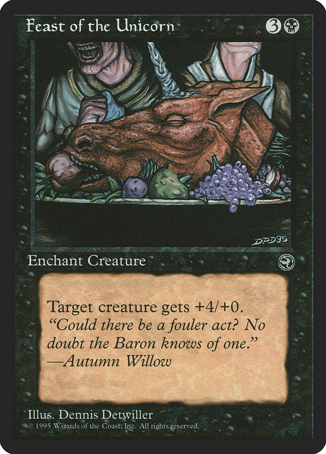 Feast of the Unicorn (Autumn Willow Flavor Text) [Homelands] | Devastation Store