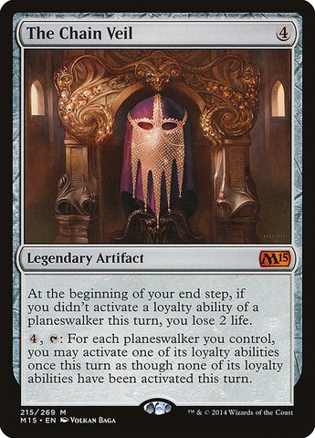 The Chain Veil 1x FOIL MTG M15 Core Set Mythic MINT artifact The Chain Veil 1x FOIL MTG M15 Core Set Mythic MINT artifact