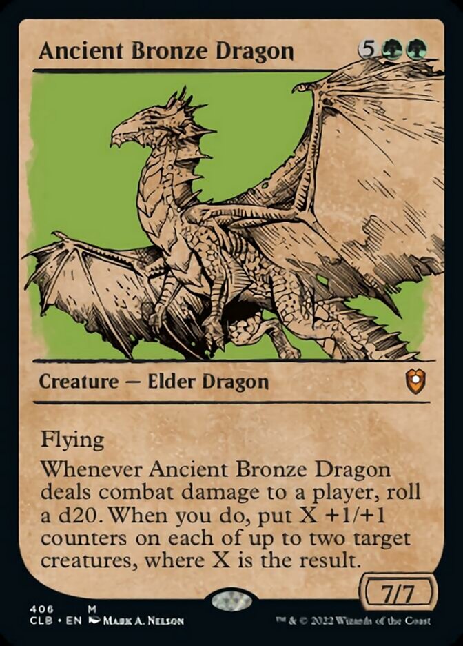 Ancient Bronze Dragon (Showcase) [Commander Legends: Battle for Baldur's Gate] | Devastation Store