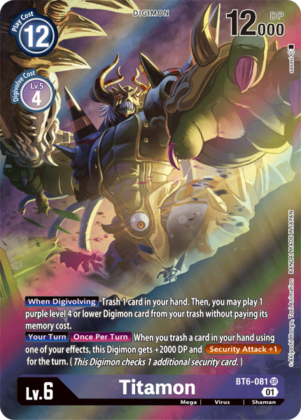 Titamon [BT6-081] (Alternate Art) [Double Diamond] | Devastation Store